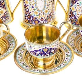 серебряный кофейный сервиз