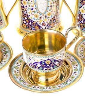 серебряный кофейный сервиз