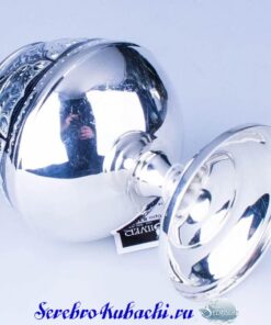 коньячный бокал серебряный