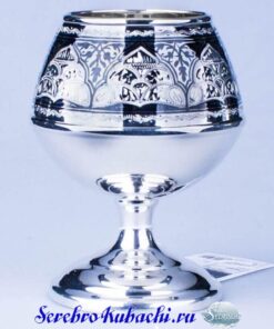 коньячный бокал серебряный