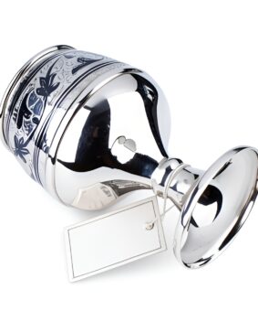 серебряный коньячный бокал