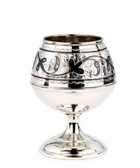 серебряный коньячный бокал