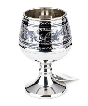 серебряный коньячный бокал