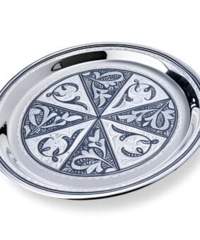 поднос серебро кубачи