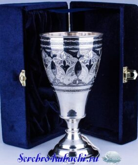 серебряный кубок кубачи недорого