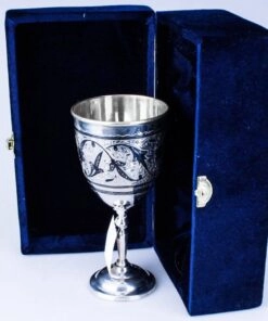 серебряный кубок бокал кубачи