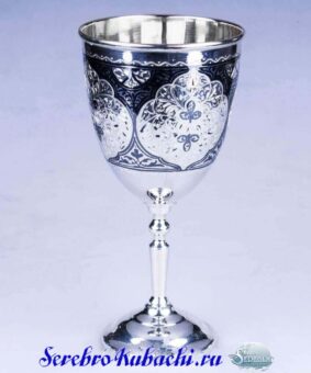 винный бокал серебро