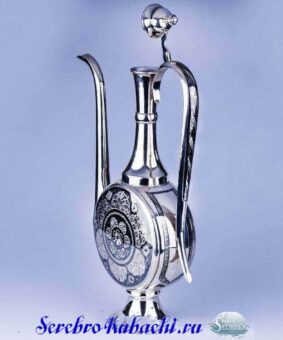 серебряный кувшин кумган