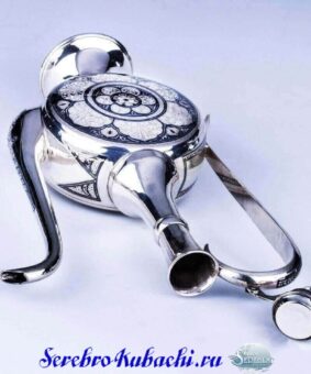 серебряный кувшин кумган