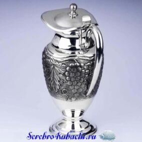 серебряный кувшин лоза