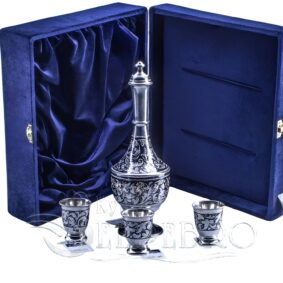 серебряный набор для алкоголя