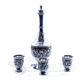 серебряный набор для алкоголя