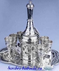 серебряный набор для водки