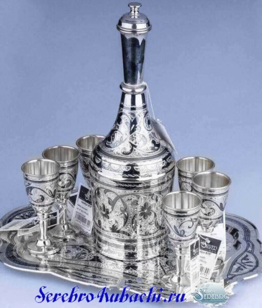серебряный набор для водки