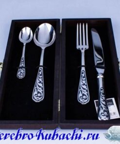 набор серебряных приборов