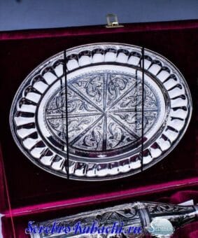 Серебряный набор Кубачи 4