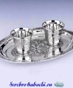 серебряный набор на двоих