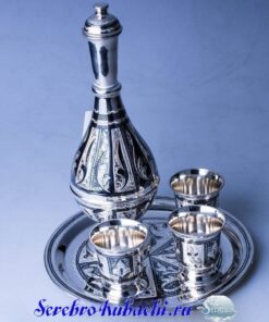 серебряный водочный набор