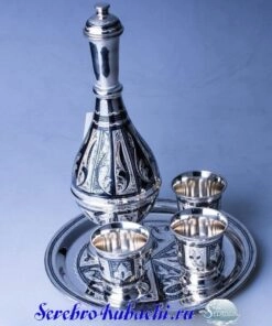 серебряный водочный набор