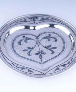 серебряный поднос свадебный