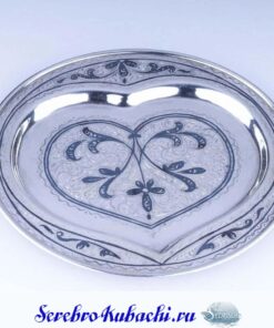 серебряный поднос