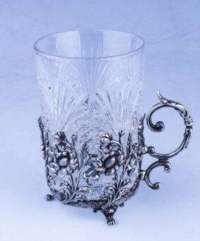 серебряный подстаканник