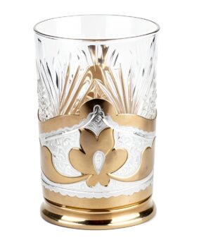 серебряный подстаканник с позолотой