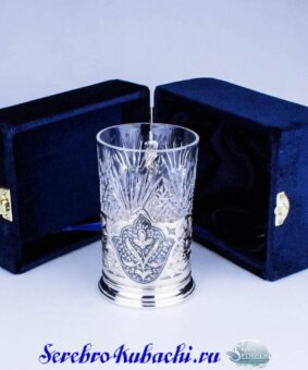 серебряный подстаканник для чая