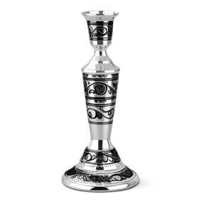 Серебряный подсвечник