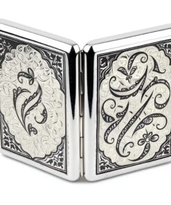 портсигар из серебра