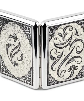 портсигар из серебра