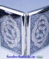 портсигар из серебра кубачи
