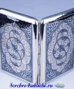 портсигар из серебра кубачи