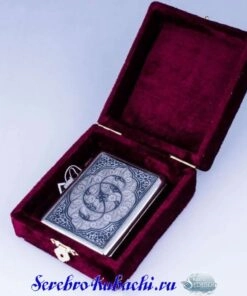 портсигар из серебра кубачи