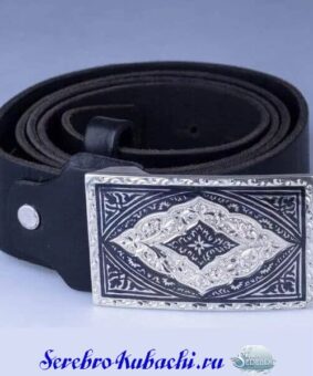 мужской ремень серебро
