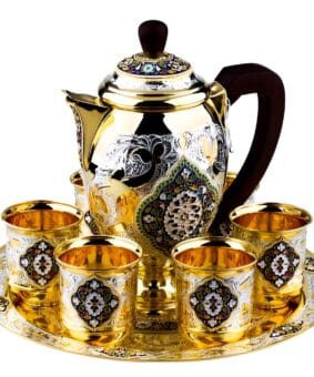 серебряный сервиз для напитков