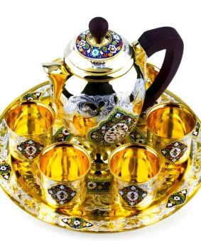 серебряный сервиз для напитков