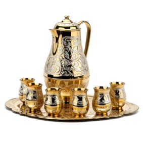 Кубачинское серебро купить 925-875° - столовые приборы, посуда | Магазин серебра Кубачи 7 серебряный сервиз для воды