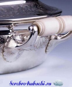 серебряная тюрина блюдо для горячего
