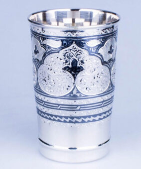 серебряный стакан кубачи