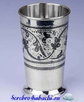 стакан из серебра