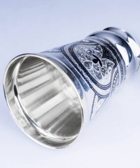 серебряный стакан Кубачи