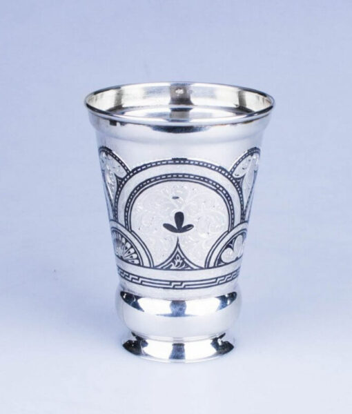 серебряный стакан Кубачи
