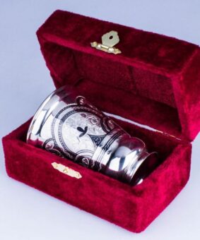 серебряный стакан Кубачи