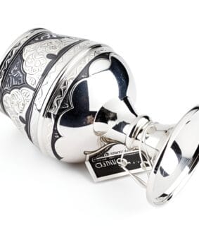 серебряный винный бокал