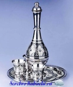 серебряный набор для водки