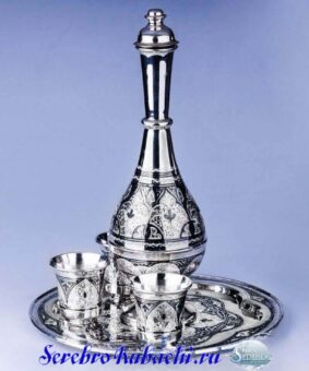 серебряный набор для водки