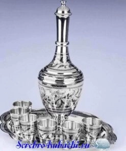 водочный серебряный сервиз