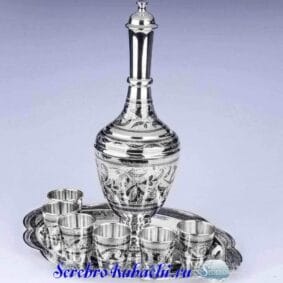 водочный серебряный сервиз