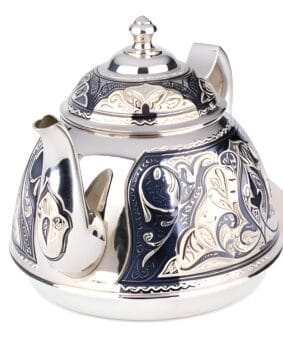 Серебряный заварной чайник